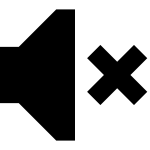 Volume X SVG Icon